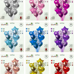 PROMO BULTO SET 14 GLOBOS MET.