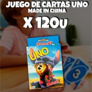 PROMO BULTO JUEGO DE CARTAS UNO STITCH
